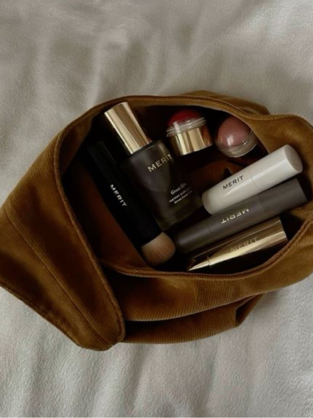 Corduroy Merit Makeup Bag